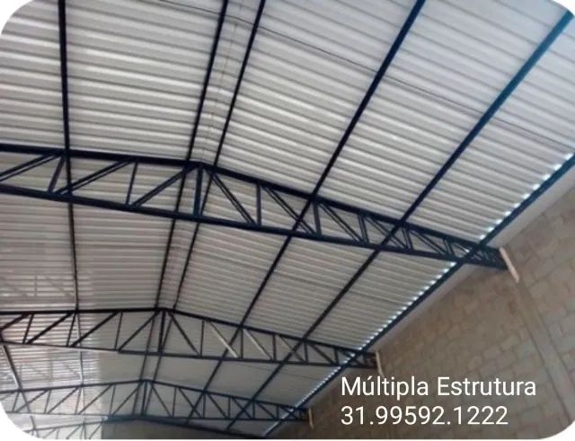 Kit Galpão pre montado estrutura metalica e telhas completo 360 m2 e outras medids