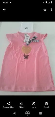 Super promoção de babylook infantil em algodão 
