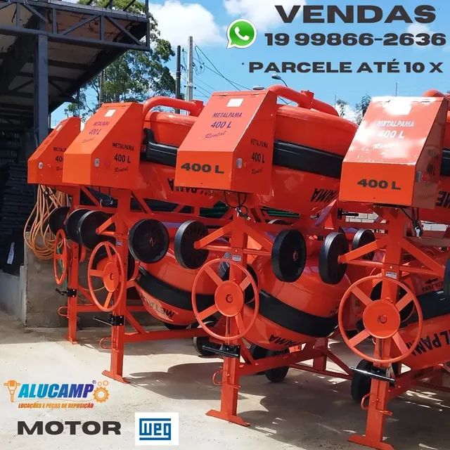 Betoneiras Metalpama Tambor e peças manutenção  - Foto 2