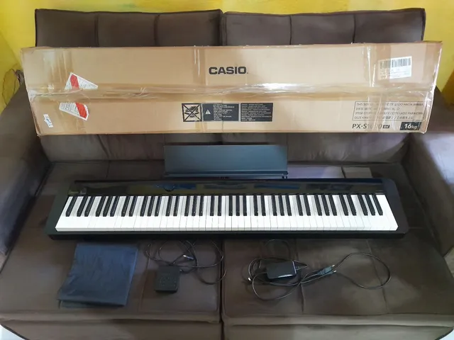 Piano Digital Casio Privia PXS1100 + Estante e Banqueta - Super Sonora