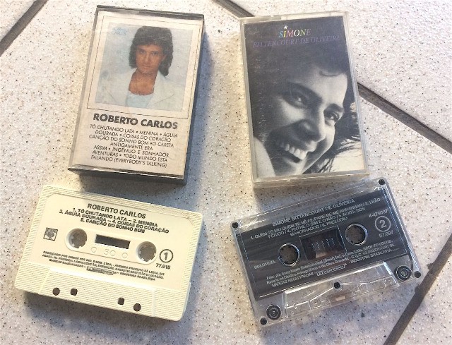 2 Fitas K7 Cassete Roberto Carlos E Simone