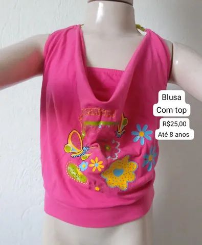 Blusas infantil feminina 