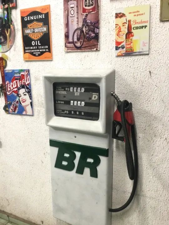 Bomba De combustível Do Posto BR Antiga  - Foto 5