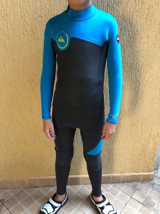 Long John QUIKSILVER,tamanho 8, 3.2mm