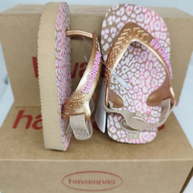 Chinelo de Dedo Havaianas c/ Elástico Original Novo Oncinha Tam 17 - Foto 2