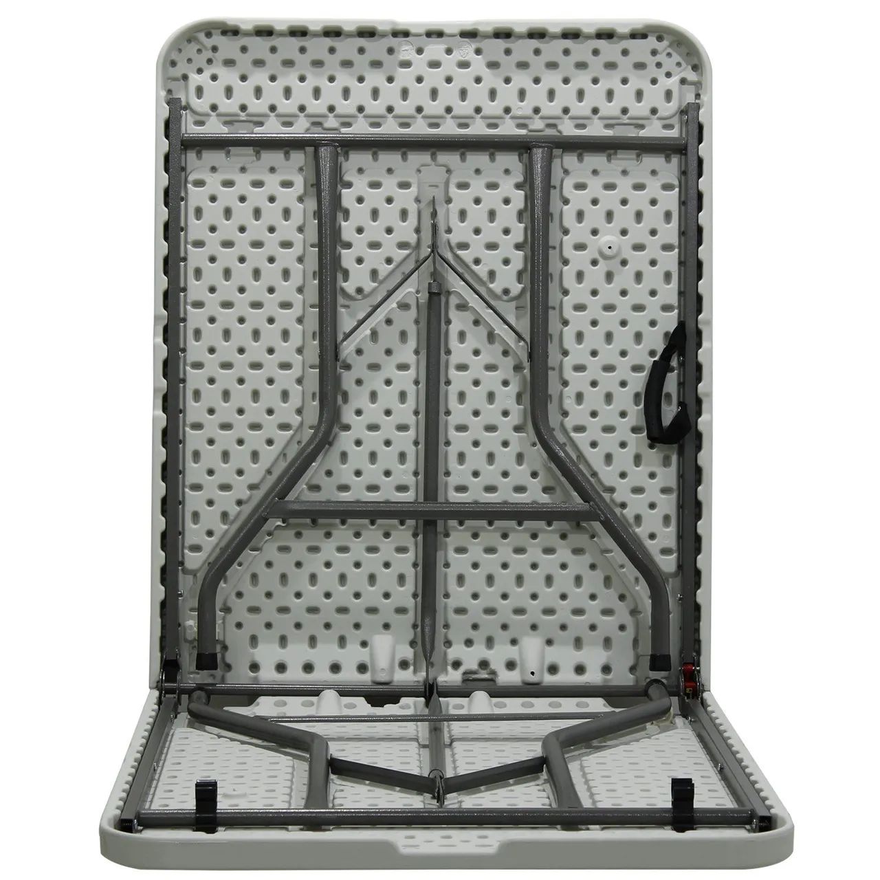 Mesa Dobrável Portátil Vira Maleta 1.80m 200kg Camping Praia - Foto 5