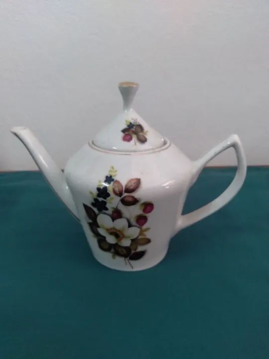 Bule de porcelana com flores POZZANI - Foto 2