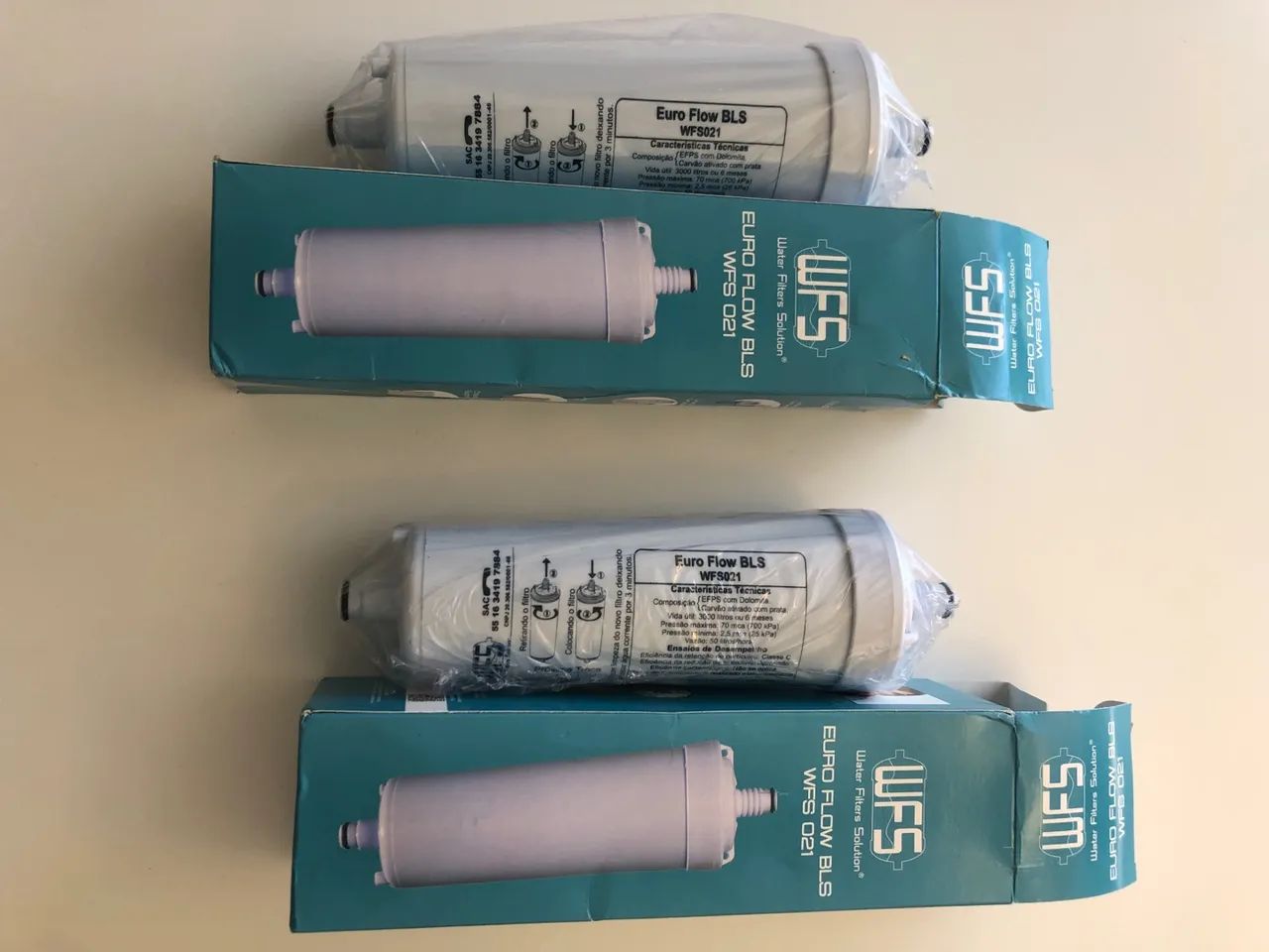 2 Refil Filtro de água Euro Flow BLS WFS 021 - Novo - Foto 2