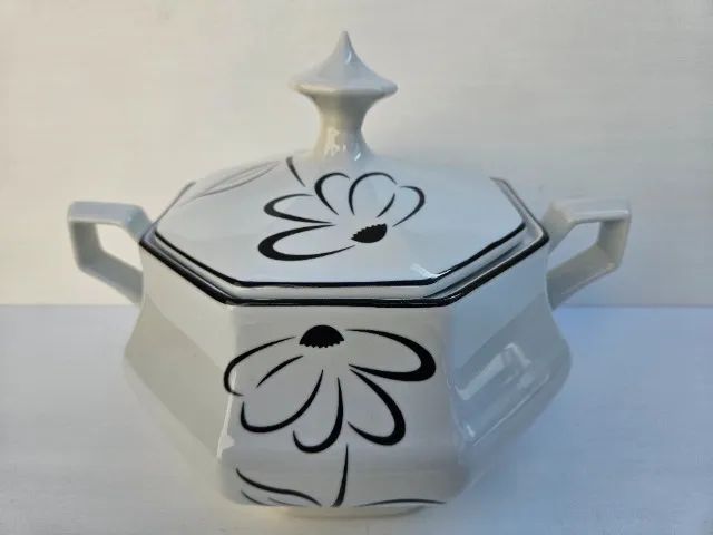 Sopeira Porcelana Germer Antiga Excelente Estado - Foto 3