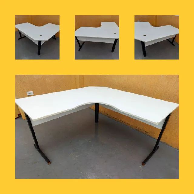 Mesa escritório em L  - Foto 3