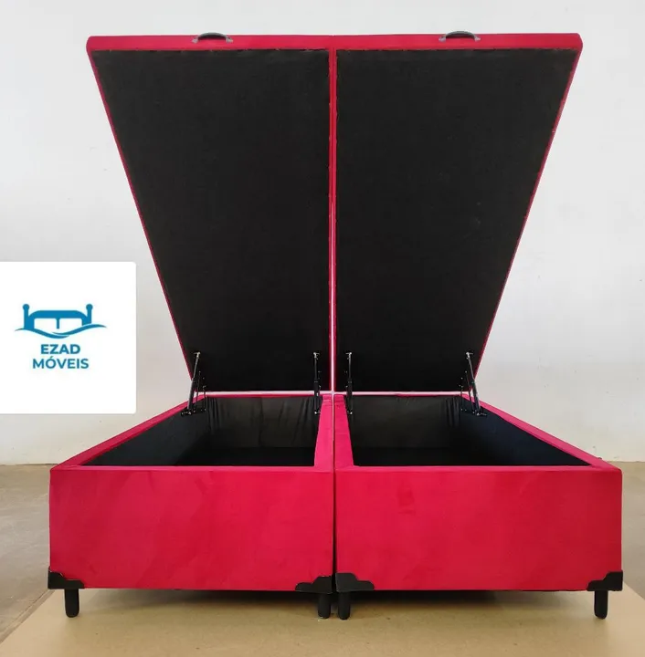 BOX BAÚ QUEEN SIZE BI-PARTIDO A PREÇO DE FÁBRICA