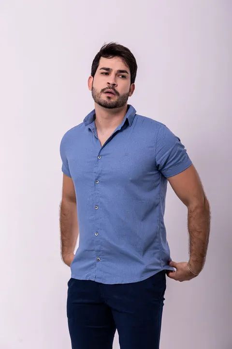 Camisa Linho Manga Curta  - Foto 2