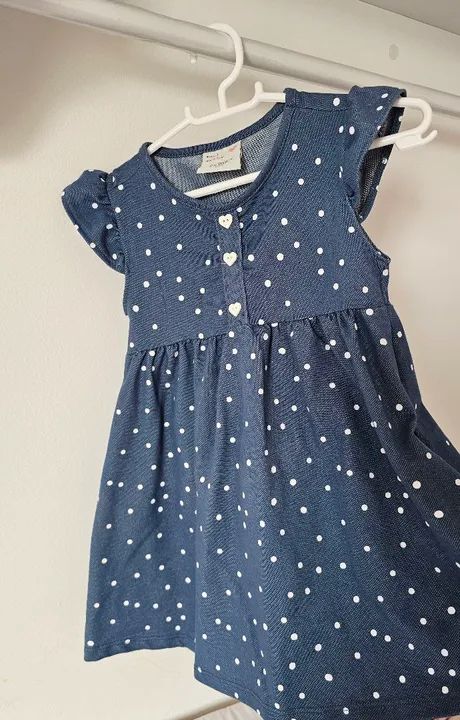 Vestido infantil azul