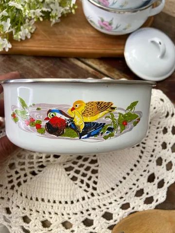 Kit Panelinhas e Tijela Esmaltados  - Foto 4