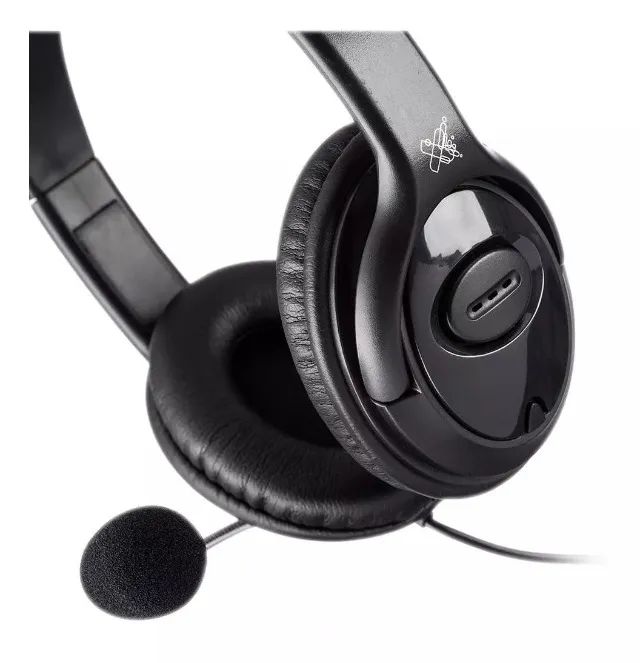 Headset Basic Maxprint C/ Microfone Usb Cabo 1,50 Metros - Loja Natan Abreu  - Foto 2