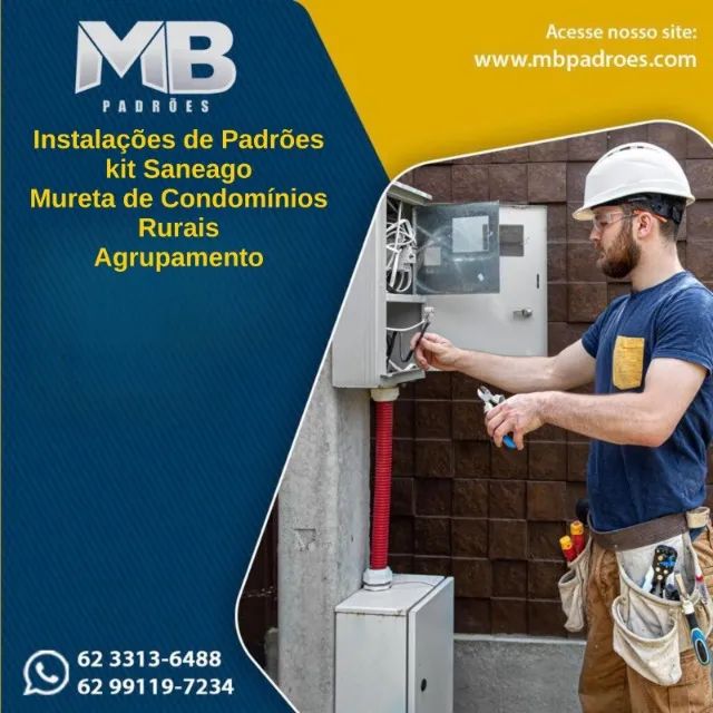 Instalações de Padrões Equatorial e Kit saneago - Foto 5