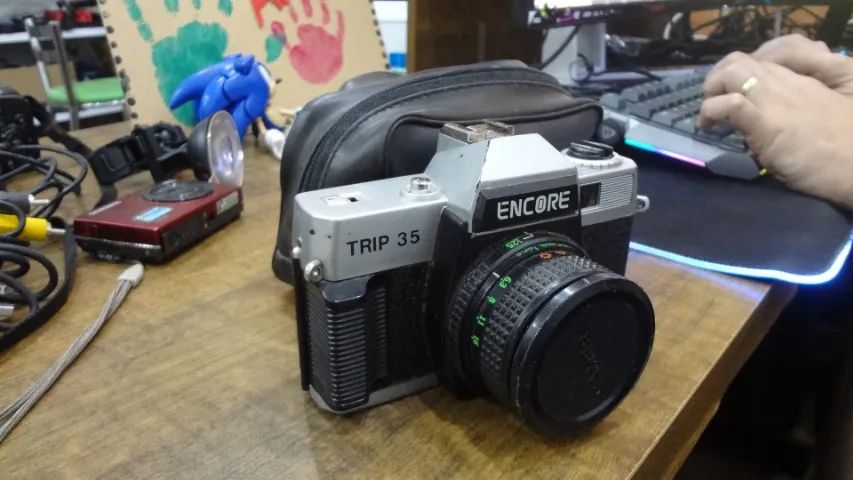 (Barbada colecionador) Máquina Fotográfica Analógica Encore Trip 35