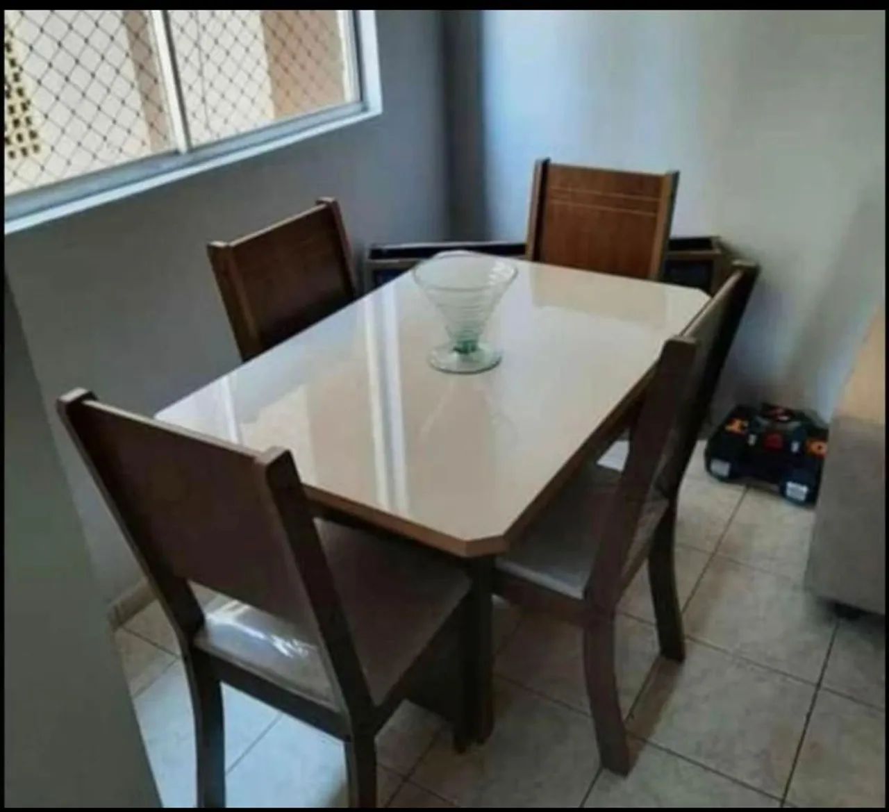 Conjunto com 4 cadeiras MDF  - Foto 2