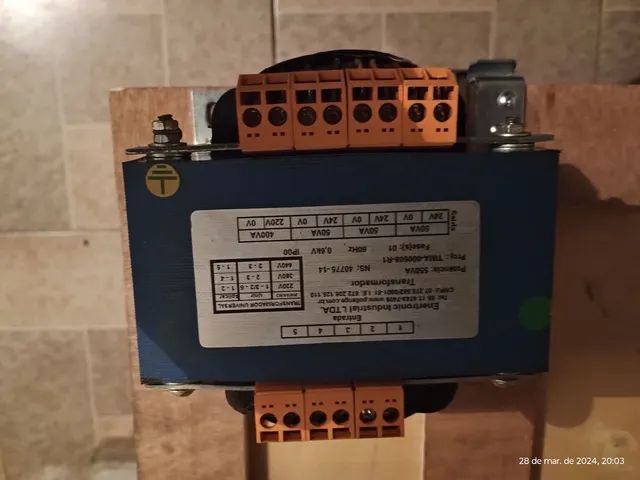 Transformador comando mono 550va E- 220/380/440 S- 24V.