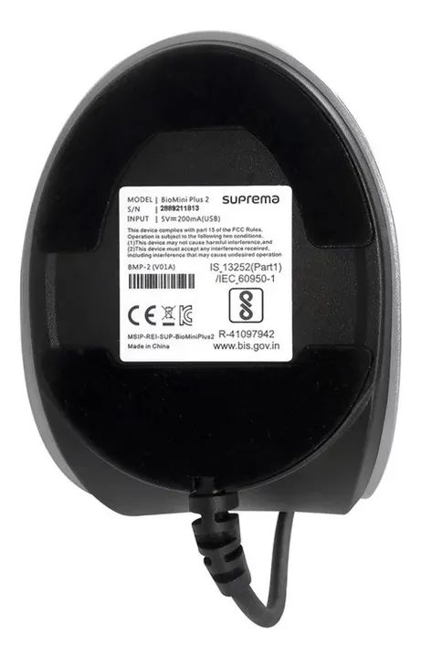 Leitor Biométrico - Suprema BioMini Plus 2  - Foto 4
