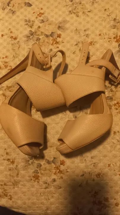 Sandália nude 37 - Foto 6