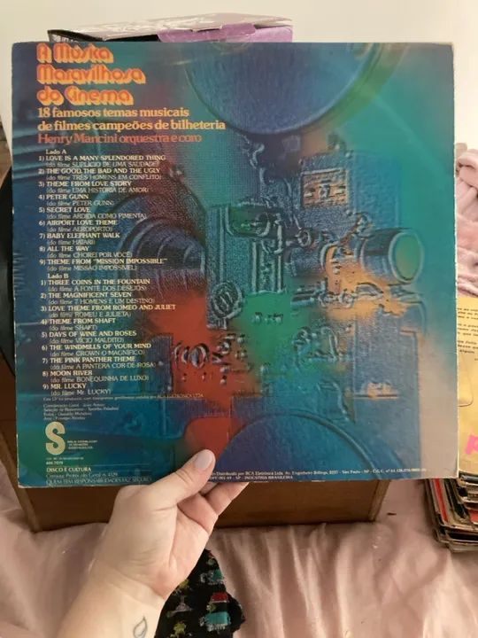 Lp disco de vinil Henry Mancini, a música maravilhosa do cinema  - Foto 2