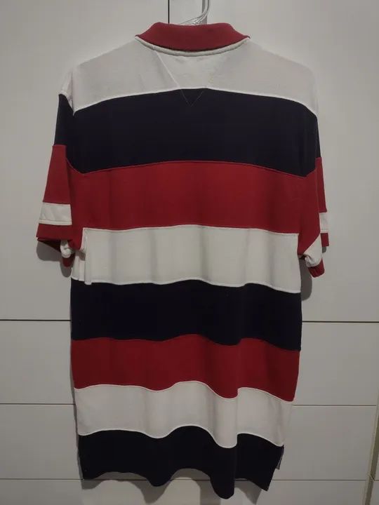 Camisa Tommy Hilfiger listrada  - Foto 2