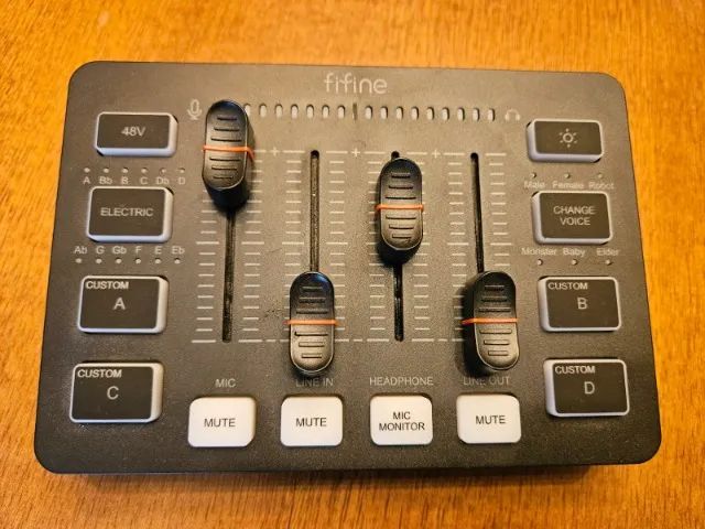 Mesa de Som Fifine Ampligame SC3 + Cabo XDR 2m - Foto 4