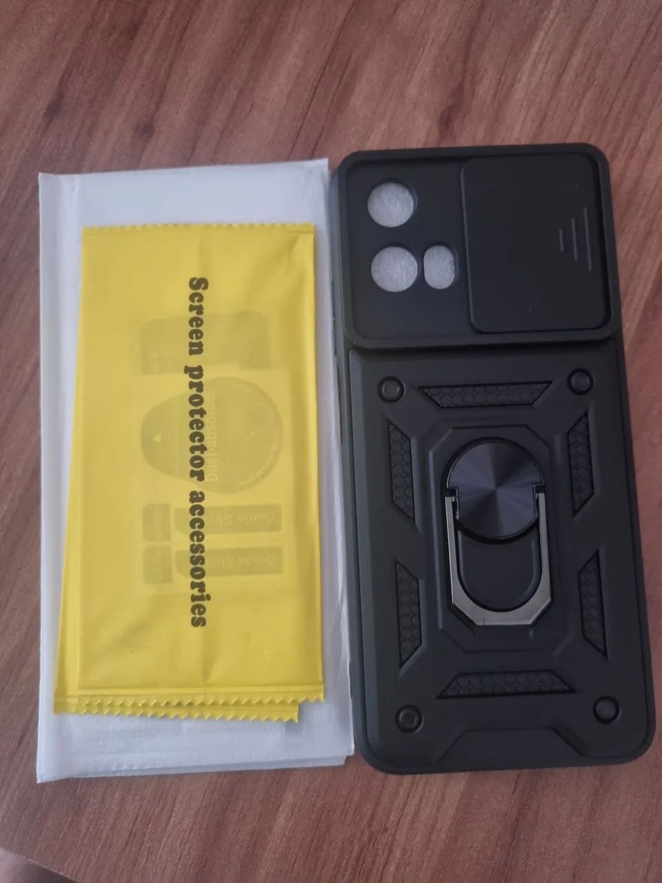 Capinha Premium + 2 películas moto G34