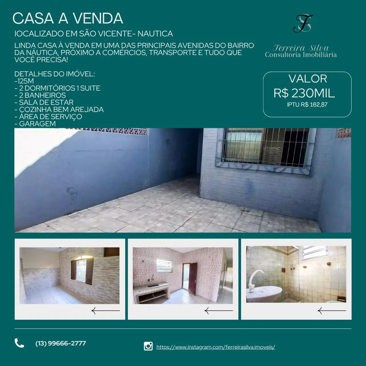 Casa a venda em São Vicente