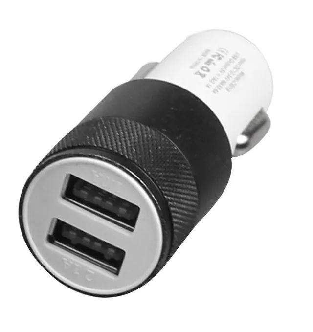 Carregador De Celular Veicular com 2 Saídas 1.0/2.1A