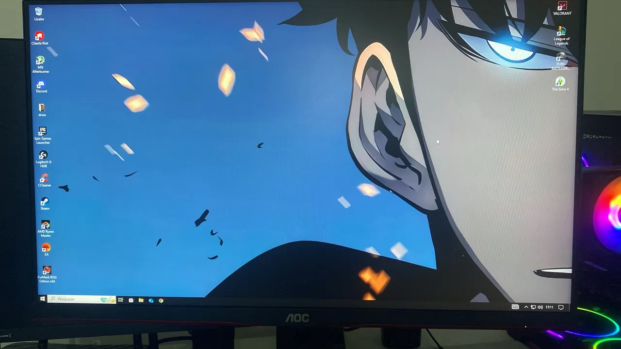 Monitor Gamer Aoc Hero Z 240hz 0,5ms tela ips