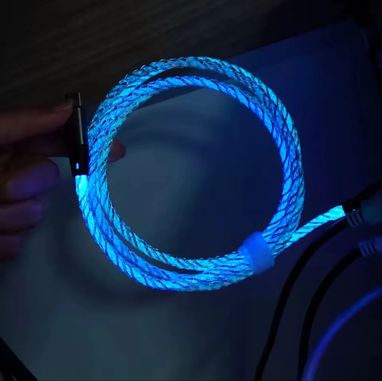 Cabo RGB Everglide USB-C para Teclado Mecânico e Magnético 1 M - Foto 2