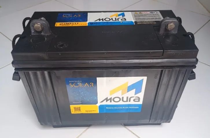 Bateria Estacionária Solar - Moura 12MS111