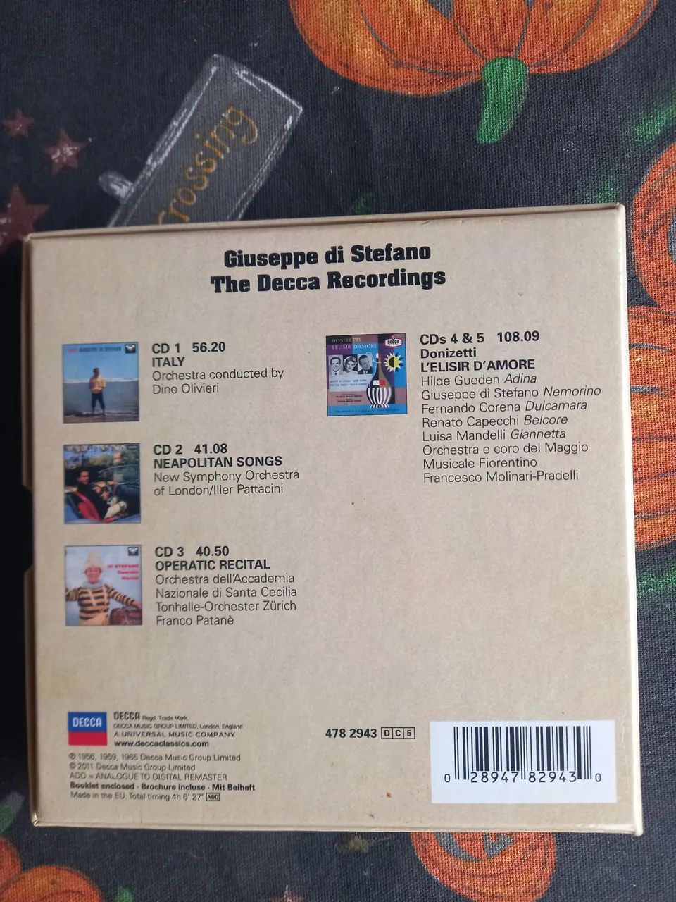 Giuseppe Di Stefano boxset importado raro - Foto 2