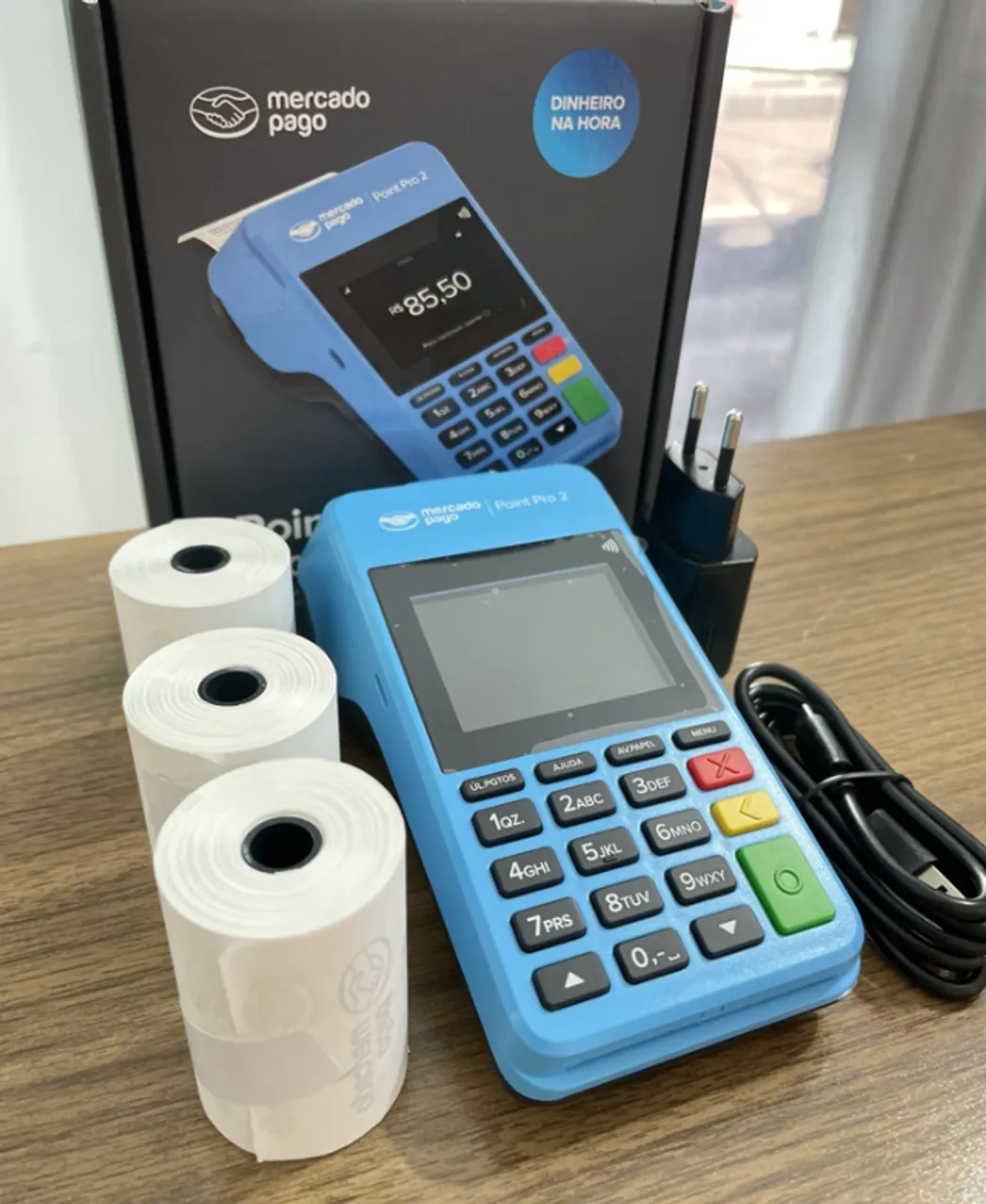 Maquina de cartão que imprime - mercado pago point pro 2