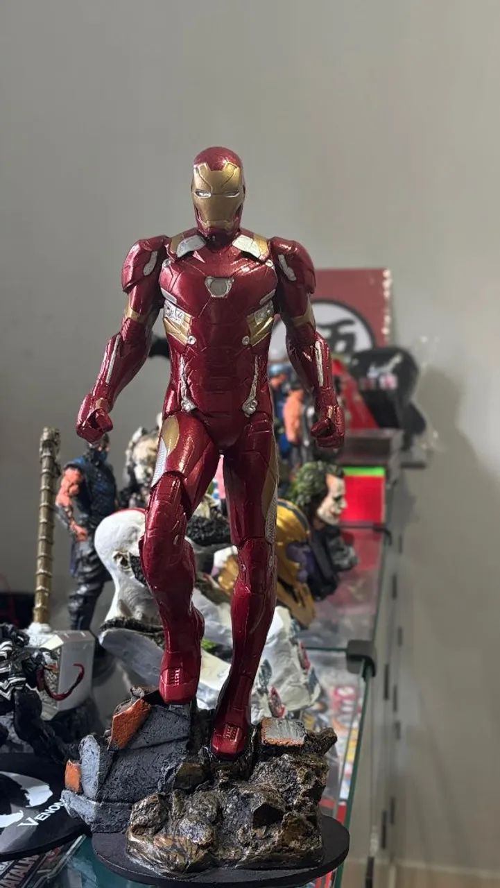 Action Figure Homem de Ferro resina G - Foto 5