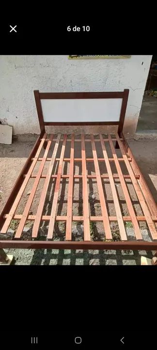 Cama de casal madeira pura  - Foto 4