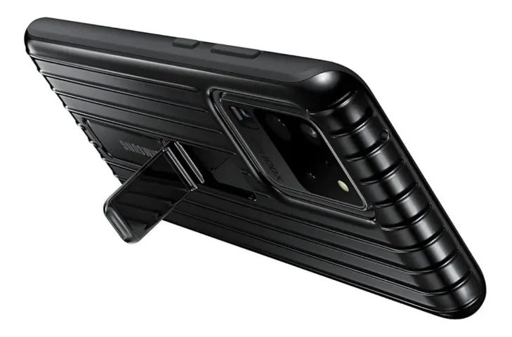 Capa Protective Standing Original P/ Galaxy S20 Ultra - Preta - Foto 2