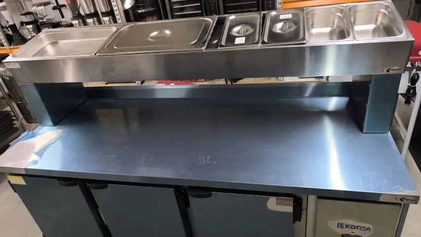 Condimentadora Inox Refrigerada 1,85M  - Foto 2
