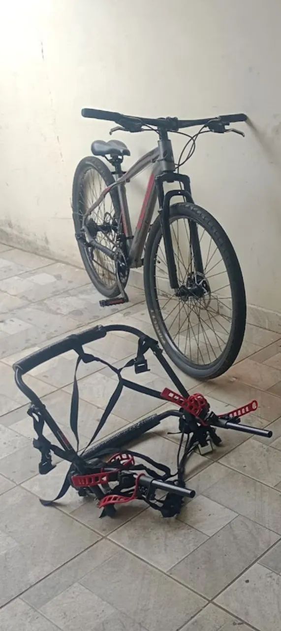 Bicicleta lótus aro 29 toda Shimano bike muito leve pra andar, mais suporte de carro,.bici - Foto 4