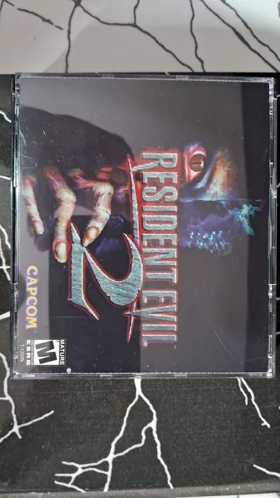 Resident Evil 2 para Dreamcast destravado. Dois CDs com caixa e