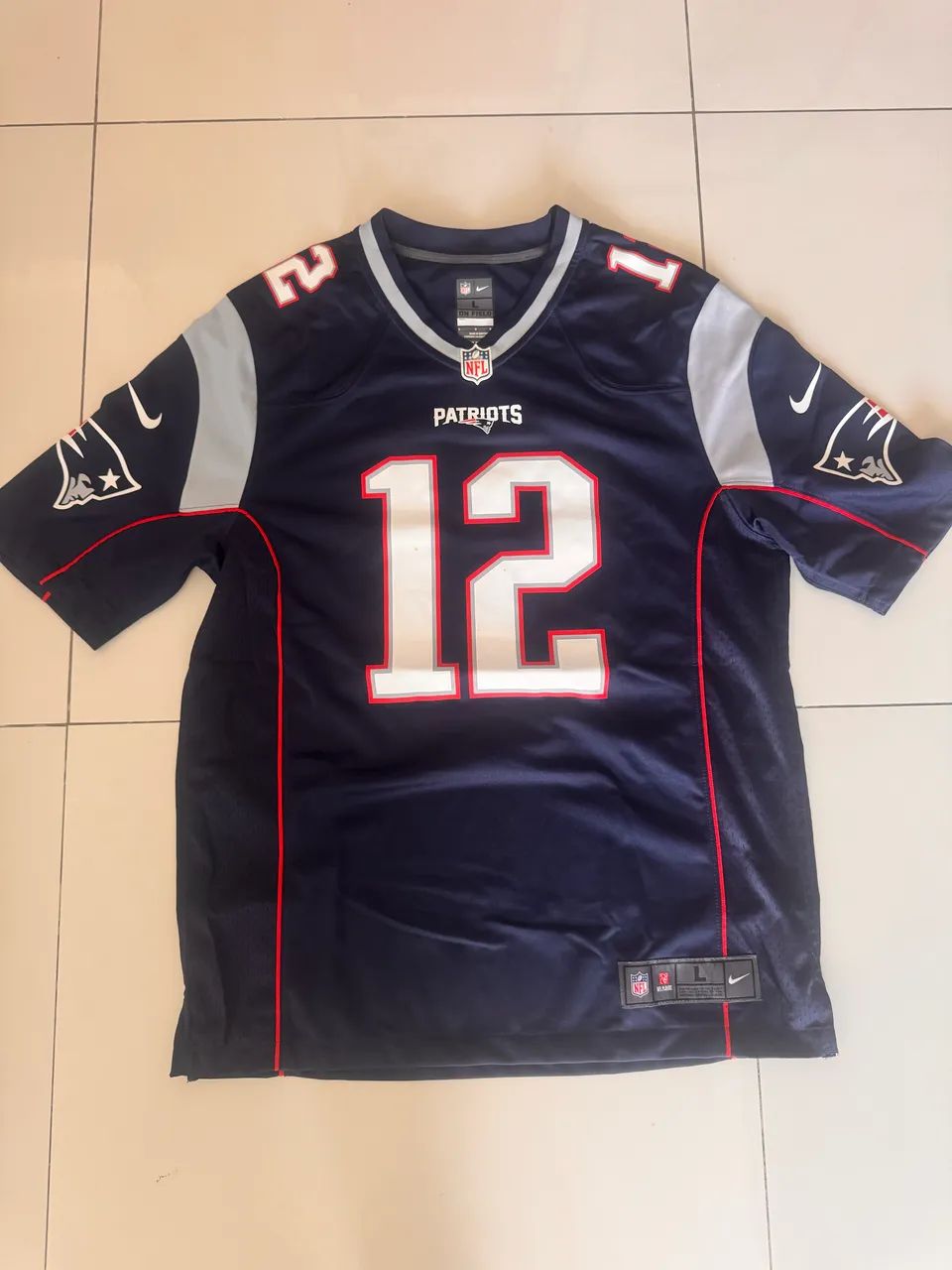 Camisa NLF dos patriots (brady) OFICIAL 