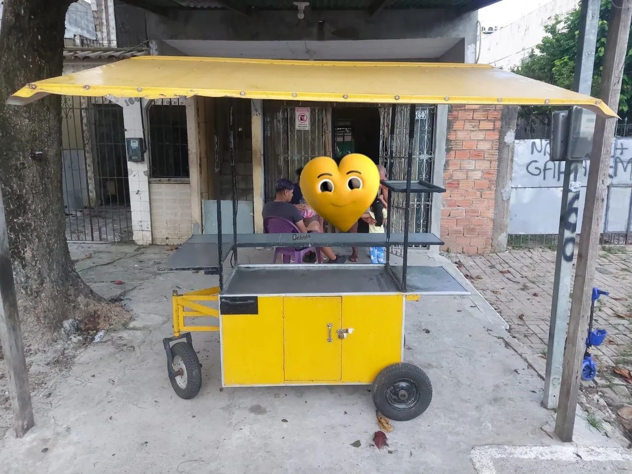 Carrinho de comida - ideal para lanches e quitutes - Foto 5