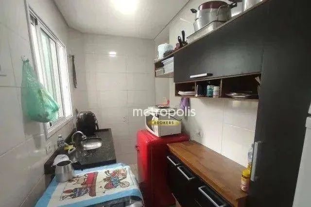 Cobertura com 2 dormitórios para alugar, 80 m² por R$ 2.500,02/mês - Vila Curuçá - Santo A - Foto 3