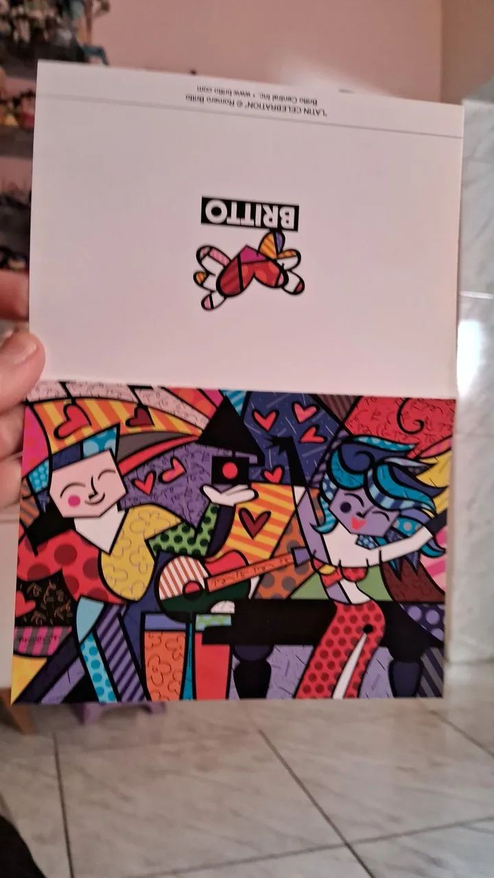 Romero Britto- Prints/Postais Colecionaveis - Foto 4
