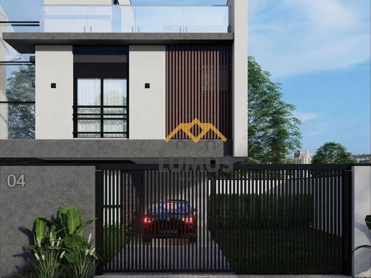 Sobrados em construção com 3 dormitórios à venda por R$ 1.050.000 - Portão - Curitiba/PR