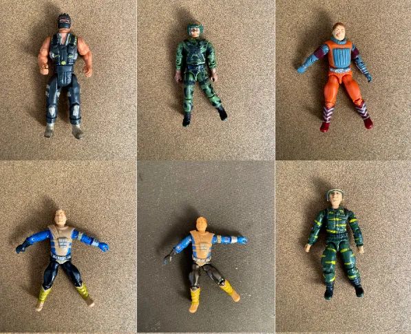 Lote De Bonecos - Comandos Em Ação Gi Joe E Gulliver