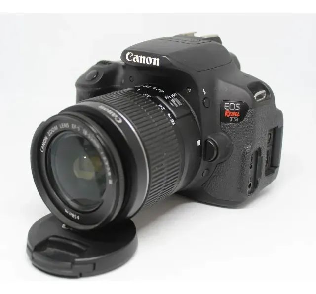 Canon Eos Rebel T5i Dslr Cor Preto Full Hd Canon T5i Preto Preto (Usado) - Foto 3