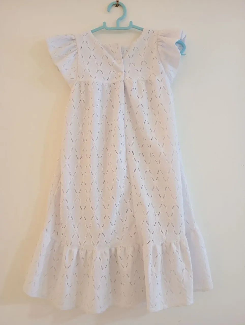 Vestido Branco Infantil Rocicle  - Foto 3